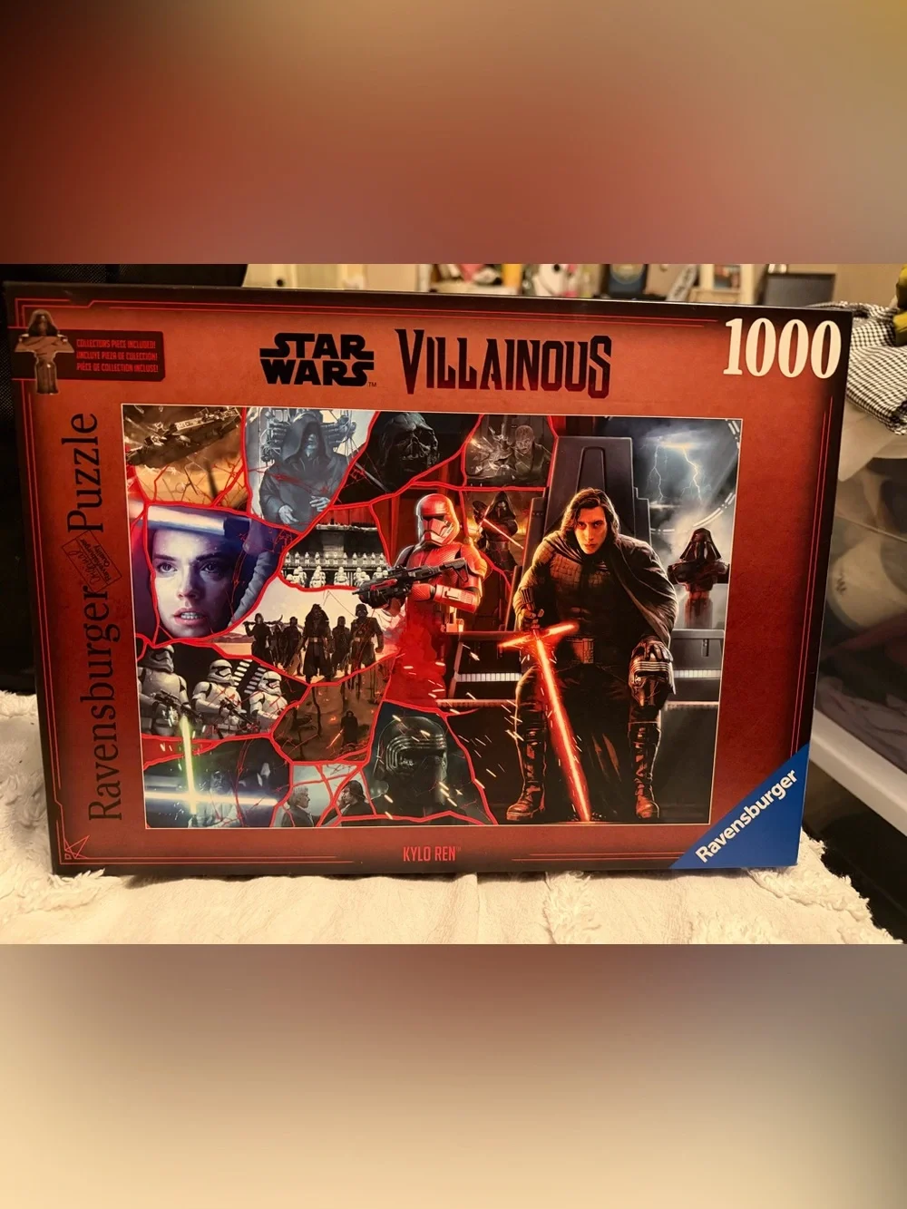 Ravensburger Star Wars Villainous Kylo Ren Puzzle - Red, Black